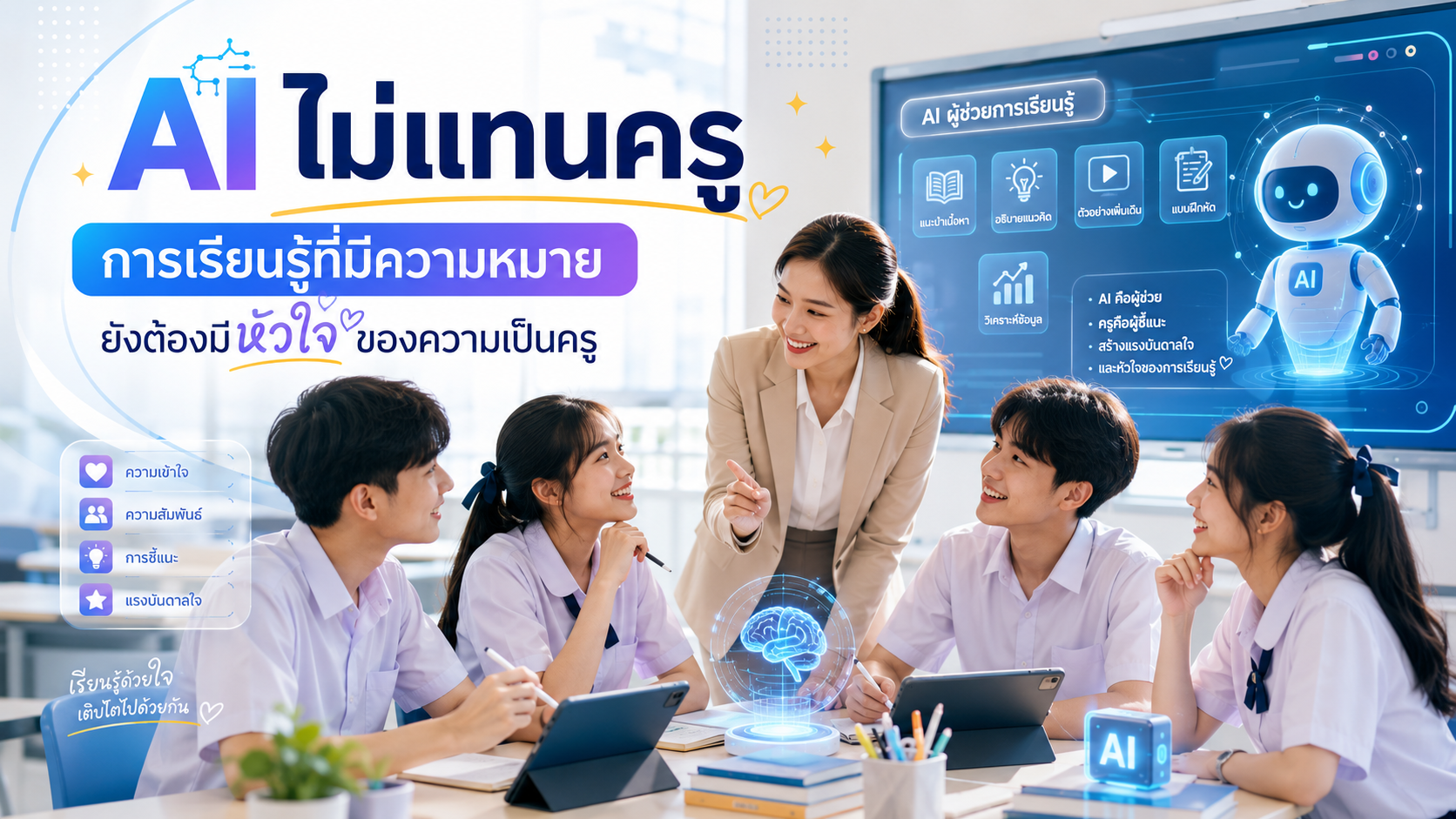 ห้องเรียนแห่งความสุข เมื่อการเรียนรู้เริ่มต้นจากรอยยิ้ม